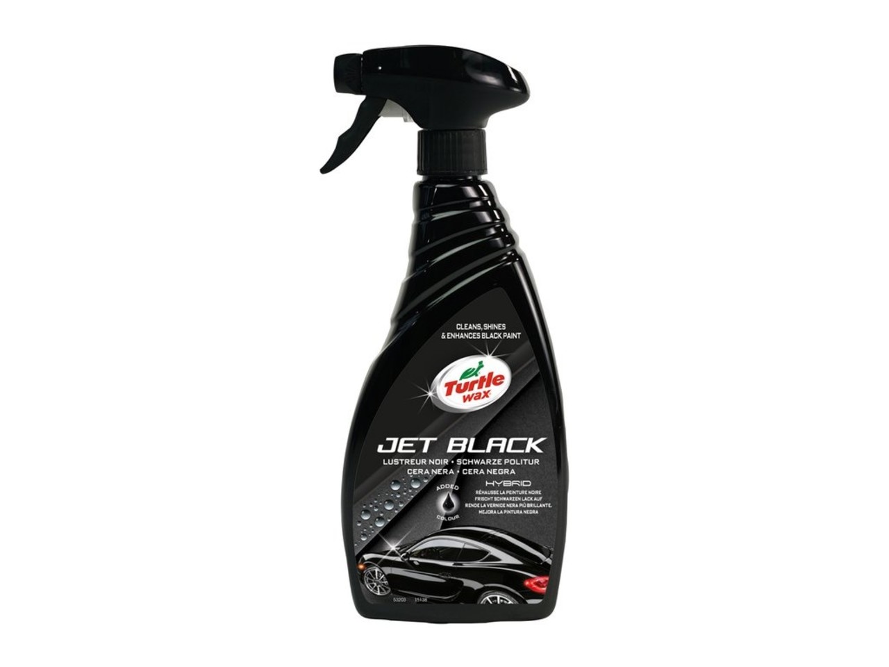 Turtle wax Turtle Wax 53203 Hybrid Jet Black Spray Polish 500ml Turtle wax Turtle Wax 53203 Hybrid Jet Black Spray Polish 500ml