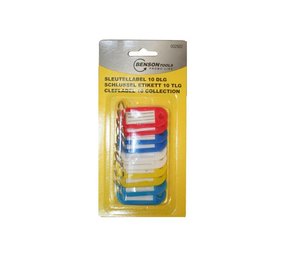 Benson Benson Sleutel labels 10 stuks in blister
