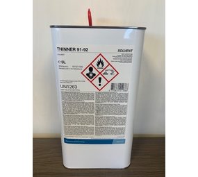 PPG Thinner 91-92 - 5 Liter PPG Thinner 91-92 - 5 Liter