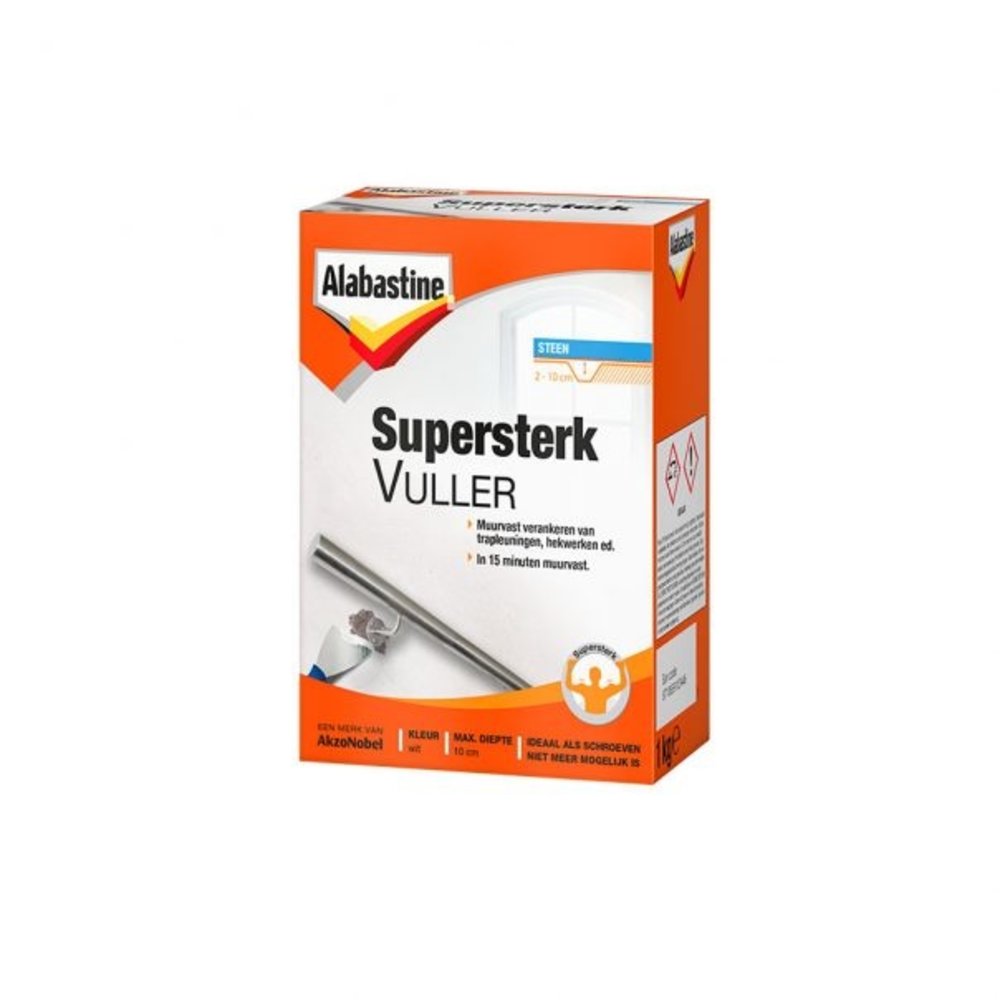 Alabastine Alabastine supersterk vuller 1 kg pak Alabastine Alabastine supersterk vuller 1 kg pak