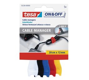 Tesa Tesa cable manager small 200mmx12mm - 5 stuks Tesa Tesa cable manager small 200mmx12mm - 5 stuks