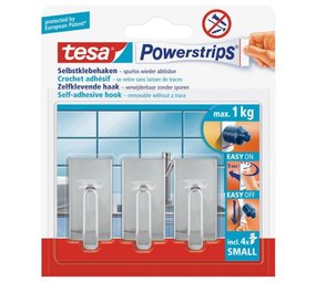 Tesa Tesa Powerstrip small classic chroom Tesa Tesa Powerstrip small classic chroom