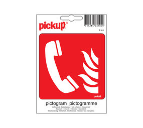 Pickup Pickup Pictogram 10x10 cm - Alarmtelefoon Pickup Pickup Pictogram 10x10 cm - Alarmtelefoon