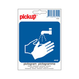 Pickup Pickup Pictogram 10x10 cm - Handen wassen verplicht Pickup Pickup Pictogram 10x10 cm - Handen wassen verplicht
