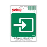 Pickup Pickup Pictogram 10x10 cm - Normale ingang Pickup Pickup Pictogram 10x10 cm - Normale ingang