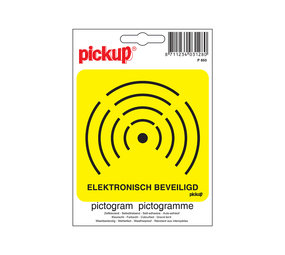 Pickup Pickup Pictogram 10x10 cm - Elektronisch beveiligd - alarm Pickup Pickup Pictogram 10x10 cm - Elektronisch beveiligd - alarm