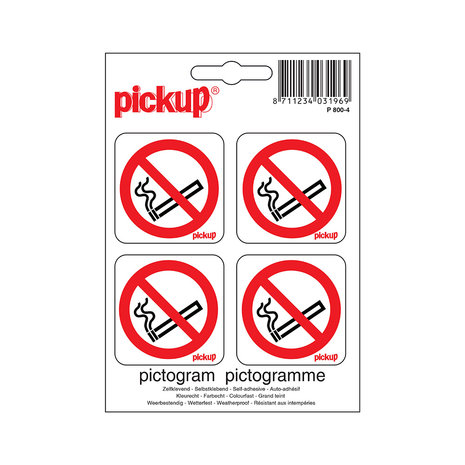 Pickup Pickup Mini Pictogram 4,7x4,7 cm - Verboden te roken Pickup Pickup Mini Pictogram 4,7x4,7 cm - Verboden te roken