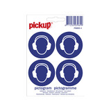 Pickup Pickup mini picto's 4,7 cm 4 per vel - Oor bescherming dragen Pickup Pickup mini picto's 4,7 cm 4 per vel - Oor bescherming dragen