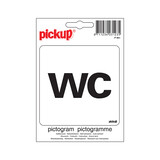 Pickup Pickup Pictogram 10x10 cm - WC toilet Pickup Pickup Pictogram 10x10 cm - WC toilet