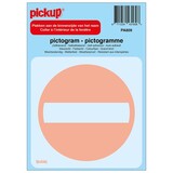 Pickup Pickup Pictogram achter glas 10x10 cm - Verboden toegang Pickup Pickup Pictogram achter glas 10x10 cm - Verboden toegang