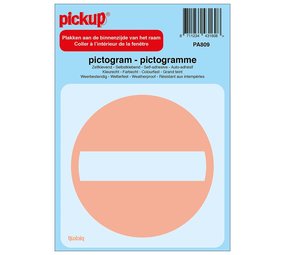 Pickup Pickup Pictogram achter glas 10x10 cm - Verboden toegang Pickup Pickup Pictogram achter glas 10x10 cm - Verboden toegang