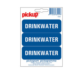 Pickup Pickup Pictogram 10x3,3 cm - Drinkwater 3x Pickup Pickup Pictogram 10x3,3 cm - Drinkwater 3x