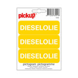 Pickup Pickup Pictogram 10x3,3 cm - Dieselolie 3x Pickup Pickup Pictogram 10x3,3 cm - Dieselolie 3x