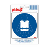Pickup Pickup Pictogram 10x10 cm - Reddingsvest verplicht Pickup Pickup Pictogram 10x10 cm - Reddingsvest verplicht