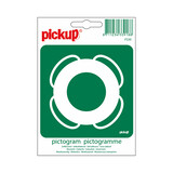Pickup Pickup Pictogram 10x10 cm - Reddingsboei