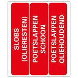 Pickup Pickup Pictogram 18x15 cm - poetslappen Pickup Pickup Pictogram 18x15 cm - poetslappen