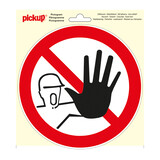 Pickup Pickup Pictogram rond diameter rond diameter 20 cm - Verboden voor onbevoegden