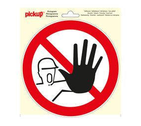 Pickup Pickup Pictogram rond diameter rond diameter 20 cm - Verboden voor onbevoegden Pickup Pickup Pictogram rond diameter rond diameter 20 cm - Verboden voor onbevoegden