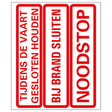 Pickup Pickup Pictogram vinyl 18x15 cm - gevaarsinstructies Pickup Pickup Pictogram vinyl 18x15 cm - gevaarsinstructies