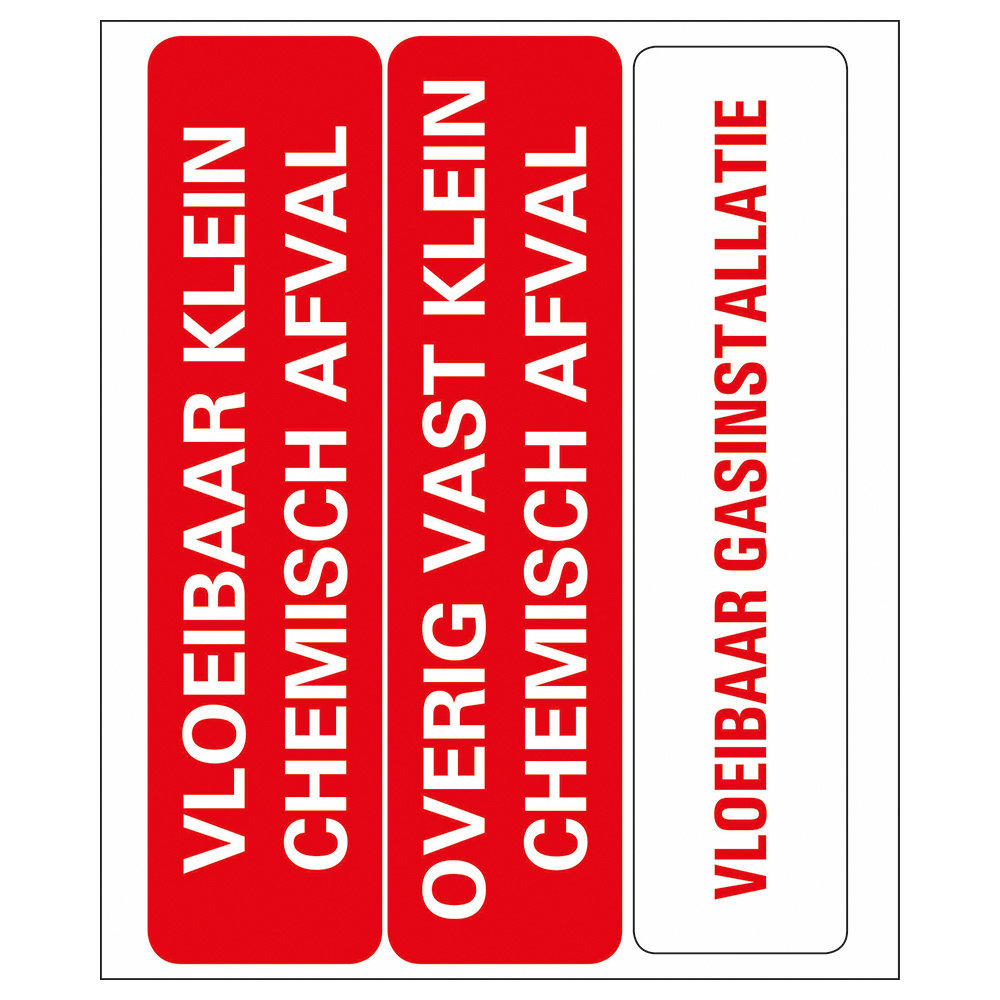 Pickup Pickup Pictogram 18x15 cm - chemisch afval Pickup Pickup Pictogram 18x15 cm - chemisch afval