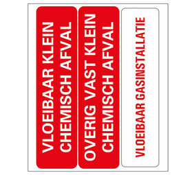 Pickup Pickup Pictogram 18x15 cm - chemisch afval Pickup Pickup Pictogram 18x15 cm - chemisch afval