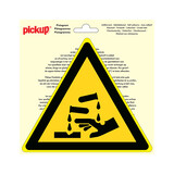 Pickup Pickup Pictogram driehoek 20 cm - Bijtende stoffen Pickup Pickup Pictogram driehoek 20 cm - Bijtende stoffen