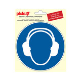 Pickup Pickup Pictogram rond diameter 15 cm - Oor bescherming dragen