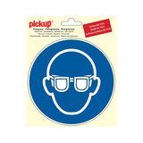 Pickup Pickup Pictogram rond diameter 15 cm - Oogbescherming dragen Pickup Pickup Pictogram rond diameter 15 cm - Oogbescherming dragen