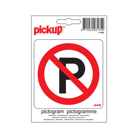 Pickup Pickup Pictogram 10x10 cm - Parkeerverbod - Verboden te parkeren Pickup Pickup Pictogram 10x10 cm - Parkeerverbod - Verboden te parkeren