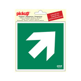 Pickup Pickup Pictogram 15x15 cm - Richtingspijl 45 - conform ISO 7010 Pickup Pickup Pictogram 15x15 cm - Richtingspijl 45 - conform ISO 7010