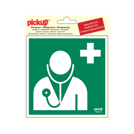 Pickup Pickup Pictogram 15x15 cm - Arts-Dokter - conform ISO 7010 Pickup Pickup Pictogram 15x15 cm - Arts-Dokter - conform ISO 7010