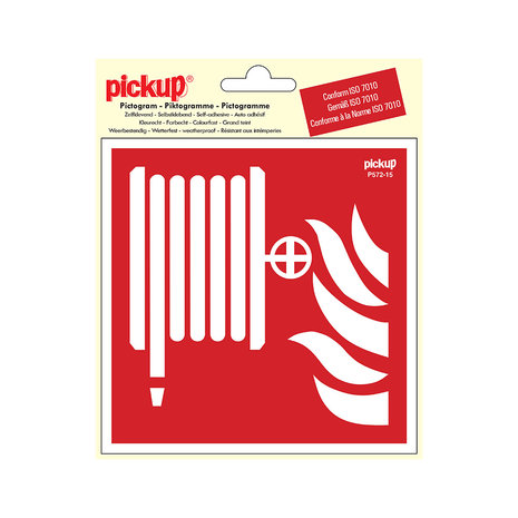 Pickup Pickup Pictogram 15x15 cm - Blusslang - conform ISO 7010 Pickup Pickup Pictogram 15x15 cm - Blusslang - conform ISO 7010