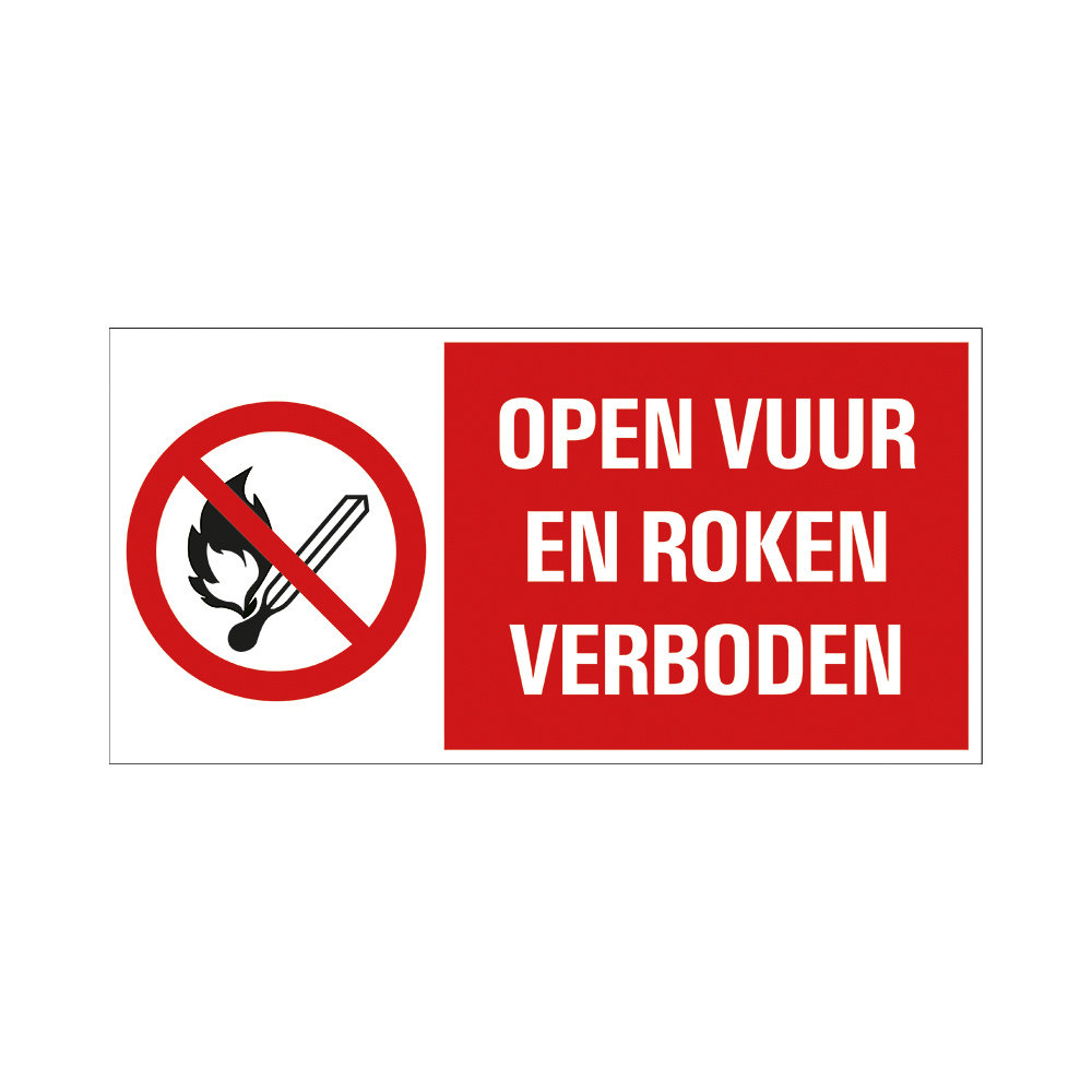 Pickup Pickup - Open vuur en roken verboden - conform NEN-EN-ISO 7010 bord 30x15 cm Pickup Pickup - Open vuur en roken verboden - conform NEN-EN-ISO 7010 bord 30x15 cm