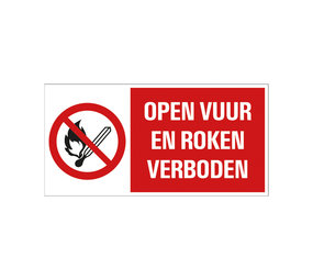 Pickup Pickup - Open vuur en roken verboden - conform NEN-EN-ISO 7010 bord 30x15 cm Pickup Pickup - Open vuur en roken verboden - conform NEN-EN-ISO 7010 bord 30x15 cm