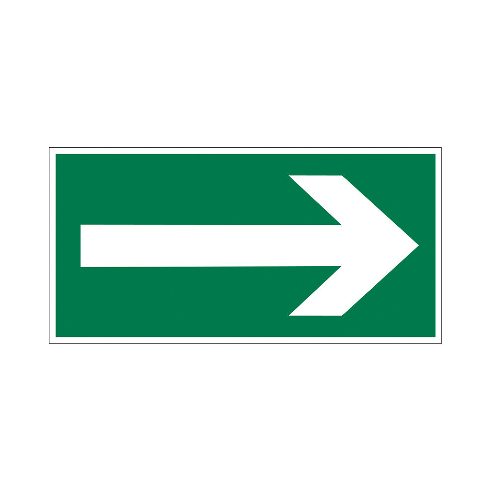 Pickup Pickup Vluchtweg - Richtingspijl - conform NEN-EN-ISO 7010 bord 30x15 cm Pickup Pickup Vluchtweg - Richtingspijl - conform NEN-EN-ISO 7010 bord 30x15 cm