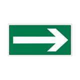 Pickup Pickup Vluchtweg - Richtingspijl - conform NEN-EN-ISO 7010 bord 30x15 cm Pickup Pickup Vluchtweg - Richtingspijl - conform NEN-EN-ISO 7010 bord 30x15 cm