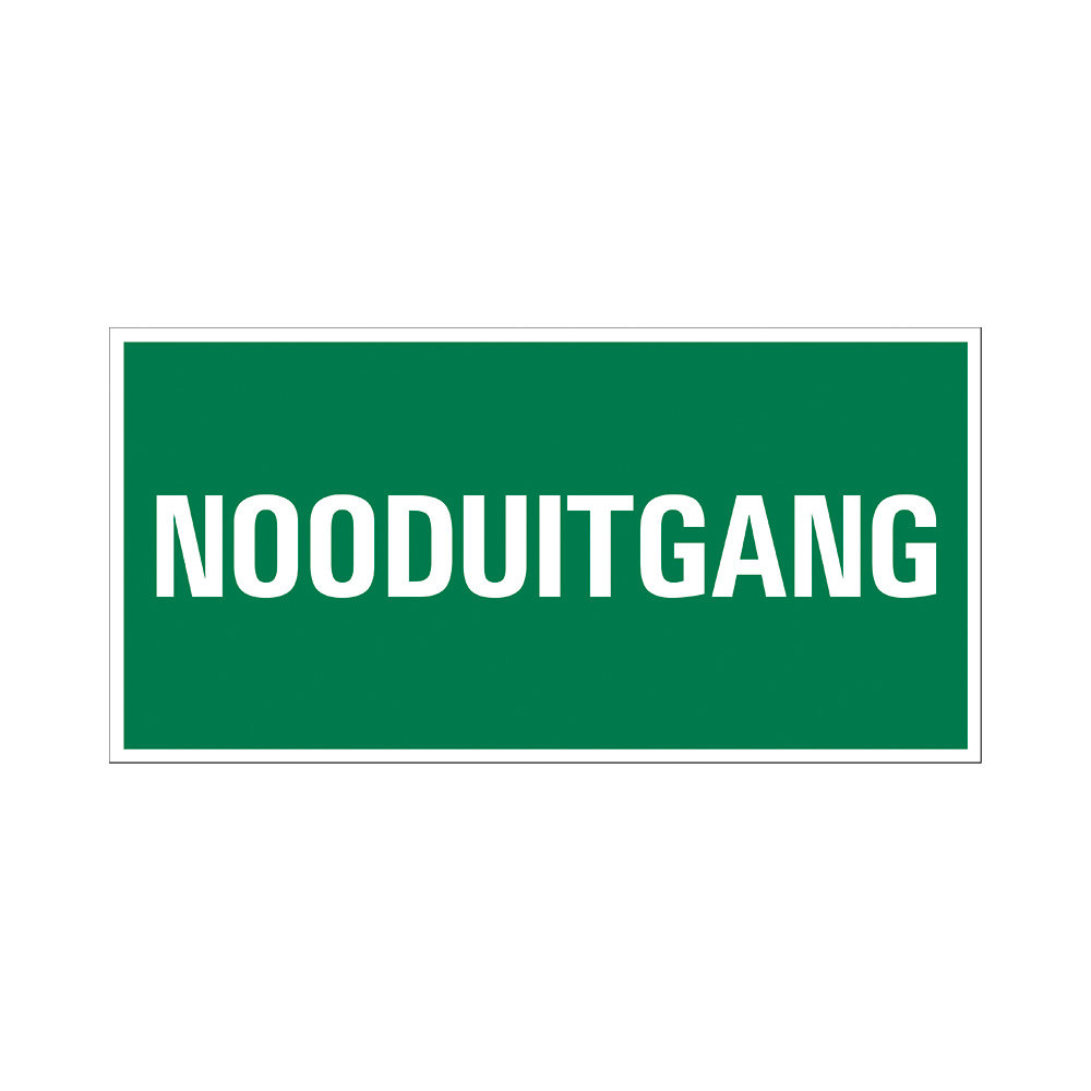 Pickup Pickup Vluchtweg - Nooduitgang - conform NEN-EN-ISO 7010 bord 30x15 cm Pickup Pickup Vluchtweg - Nooduitgang - conform NEN-EN-ISO 7010 bord 30x15 cm