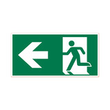 Pickup Pickup Vluchtweg - Linksaf - conform NEN-EN-ISO 7010 bord 30x15 cm Pickup Pickup Vluchtweg - Linksaf - conform NEN-EN-ISO 7010 bord 30x15 cm