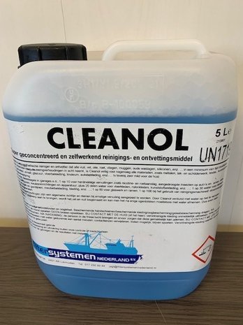 Filtersystemen Nederland Cleanol super geconcentreerd en zelfwerkend reinigings-en ontvettingsmiddel Filtersystemen Nederland Cleanol super geconcentreerd en zelfwerkend reinigings-en ontvettingsmiddel