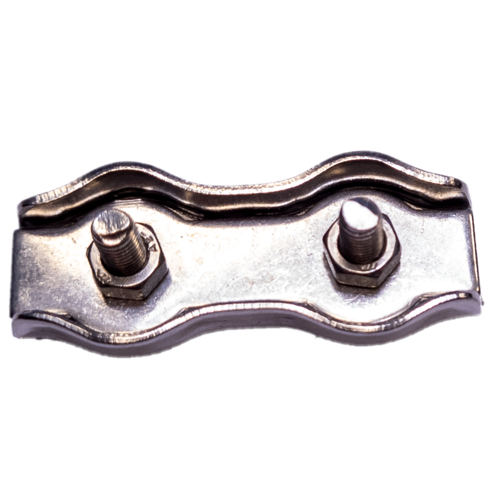 Seilflechter Seilflechter - Staaldraadklem - Duplex - RVS A4 Seilflechter Seilflechter - Staaldraadklem - Duplex - RVS A4