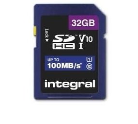 Integral Integral sd-kaart v10 sdhc 32gb klasse 10 Integral Integral sd-kaart v10 sdhc 32gb klasse 10