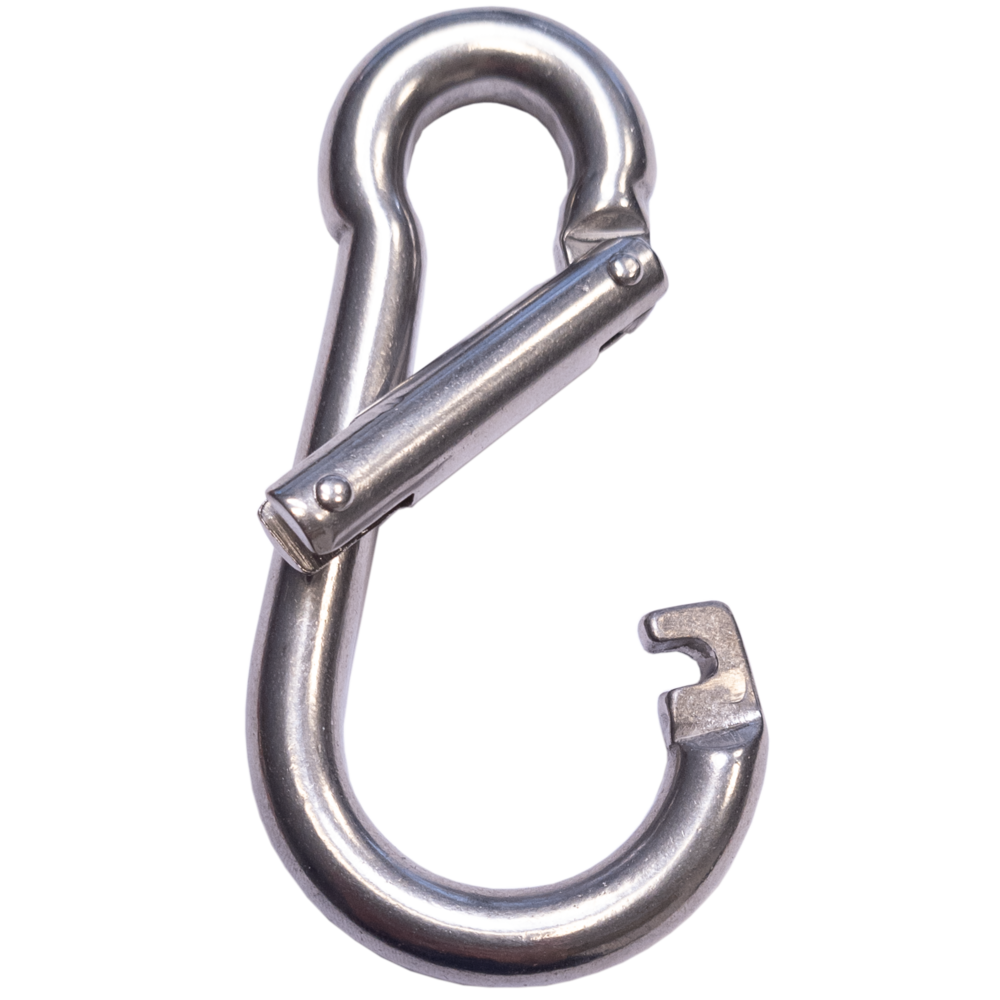 Seilflechter Seilflechter - Karabijnhaak - Schuin - RVS A4 Seilflechter Seilflechter - Karabijnhaak - Schuin - RVS A4