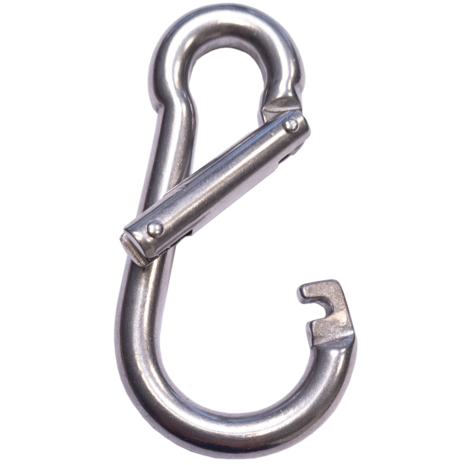 Seilflechter Seilflechter - Karabijnhaak - Schuin - RVS A4 Seilflechter Seilflechter - Karabijnhaak - Schuin - RVS A4