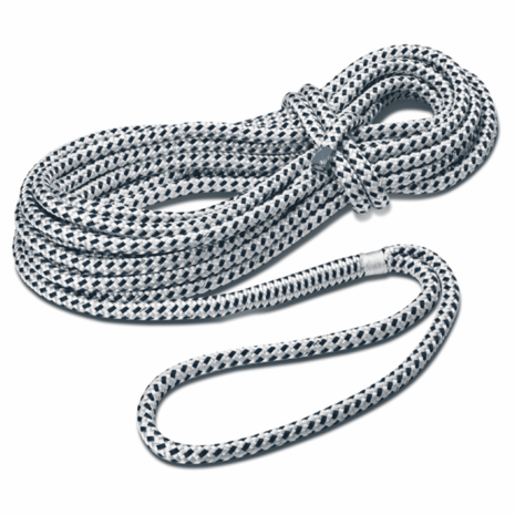 Seilflechter Seilflechter - Taifun® Polyester Landvast - Zwart-Wit Seilflechter Seilflechter - Taifun® Polyester Landvast - Zwart-Wit