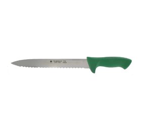 Friedrich Herder Friedrich Herder F8611 - Visvleesmes 300 mm gekarteld groen RVS Friedrich Herder Friedrich Herder F8611 - Visvleesmes 300 mm gekarteld groen RVS