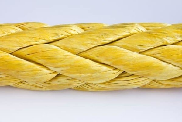 HMPE 12-strengs - Geel - Sterker dan Dyneema SK78 HMPE 12-strengs - Geel - Sterker dan Dyneema SK78