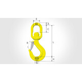 Gunnebo Gunnebo Vergrendelingshaak LKN-13-10 Gunnebo Gunnebo Vergrendelingshaak LKN-13-10