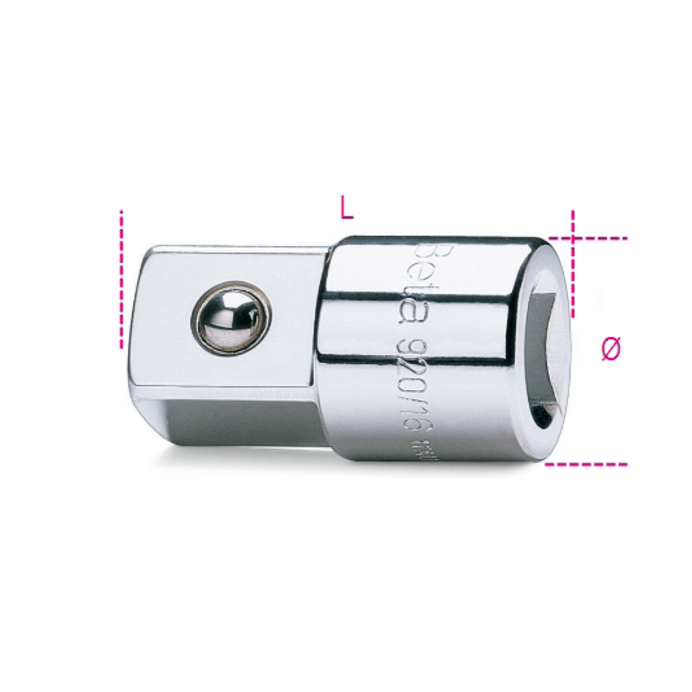 Beta Beta 920/16 - Verloopdop 1/2” naar 3/4” Beta Beta 920/16 - Verloopdop 1/2” naar 3/4”