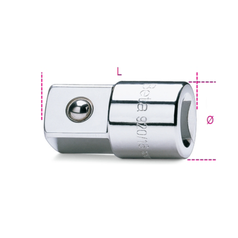 Beta Beta 920/16 - Verloopdop 1/2” naar 3/4” Beta Beta 920/16 - Verloopdop 1/2” naar 3/4”