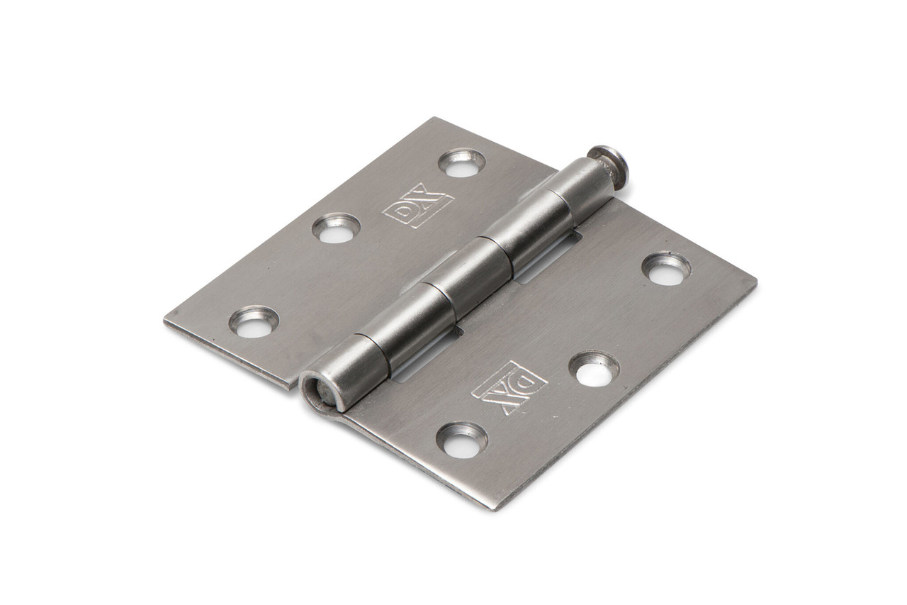 Dulimex Dulimex - Scharnier met losse RVS pen - 76x76 mm - RVS Geborsteld Dulimex Dulimex - Scharnier met losse RVS pen - 76x76 mm - RVS Geborsteld